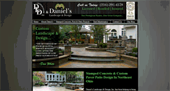 Desktop Screenshot of danielslandscapedesign.com